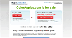Desktop Screenshot of colorapples.com