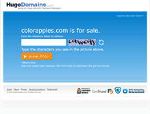 Tablet Screenshot of colorapples.com